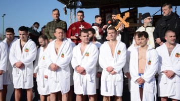 Победник пливања за Богојављенски часни крст у Зајечару – Владимир Боновић 