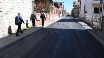 Обилазак радова на асфалтирању Битољске улице у Зајечару 