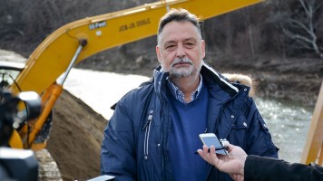 Ничић обишао одбрамбени насип на десној обали Тимока 