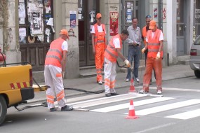 Обележавање хоризонталне сигнализације