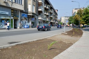 Уређује се зелени појас у центру града