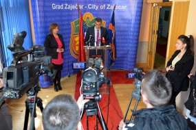 Конференција за новинаре градоначелника Велимира Огњеновића - 3.3.2016
