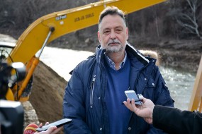 Ничић обишао одбрамбени насип на десној обали Тимока 
