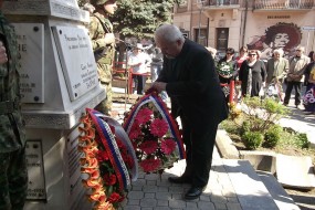 Полагање венаца на споменик жртвама ратова 1990-1999. године, 24.03.2017. године