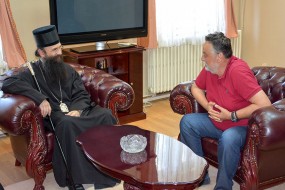 Његово Преосвештенство Епископ тимочки Иларион на пријему у Градској управи у Зајечару