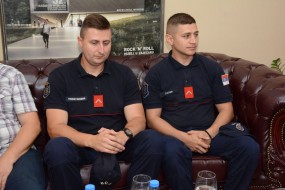 Пријем за припаднике ватрогасне чете Зајечар
